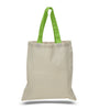 BAGANDTOTE COTTON TOTE BAG Custom Cotton Tote Bag Color Handles