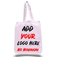 CUSTOM ECONOMICAL 100% COTTON CHEAP TOTE BAGS W/GUSSET