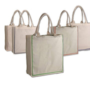 BAGANDTOTE COTTON TOTE BAG FANCY HANDLE 100% COTTON TOTE BAG