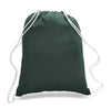 BAGANDTOTE COTTON TOTE BAG FORREST GREEN Economical Sport Cotton Drawstring Bag Cinch Packs