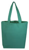 BAGANDTOTE COTTON TOTE BAG KELLY GREEN Economical 100% Cotton Cheap Tote Bags W/Gusset