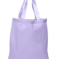 BAGANDTOTE COTTON TOTE BAG LAVENDER NEW Economical 100% Cotton Reusable Wholesale Tote Bags