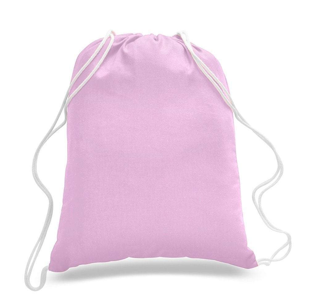 Economical Sport Cotton Drawstring Bag Cinch Packs | BAGANDTOTE.COM