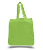 CUSTOM ECONOMICAL 100% COTTON CHEAP TOTE BAGS W/GUSSET