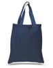 BAGANDTOTE COTTON TOTE BAG NAVY NEW Economical 100% Cotton Reusable Wholesale Tote Bags