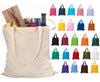 BAGANDTOTE COTTON TOTE BAG NEW Economical 100% Cotton Reusable Wholesale Tote Bags