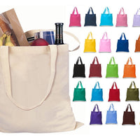 BAGANDTOTE COTTON TOTE BAG NEW Economical 100% Cotton Reusable Wholesale Tote Bags