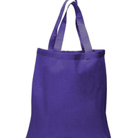 BAGANDTOTE COTTON TOTE BAG PURPLE NEW Economical 100% Cotton Reusable Wholesale Tote Bags