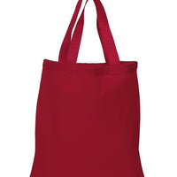 BAGANDTOTE COTTON TOTE BAG RED NEW Economical 100% Cotton Reusable Wholesale Tote Bags