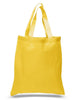 BAGANDTOTE COTTON TOTE BAG YELLOW NEW Economical 100% Cotton Reusable Wholesale Tote Bags