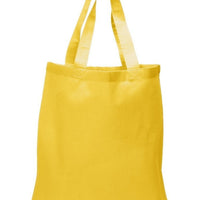 BAGANDTOTE COTTON TOTE BAG YELLOW NEW Economical 100% Cotton Reusable Wholesale Tote Bags