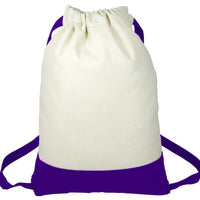 BAGANDTOTE DRAWSTRING BACKPACK Custom Heavy Canvas Backpack