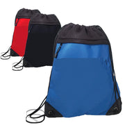 BAGANDTOTE DRAWSTRING Deluxe Microfiber Front Mesh Bag