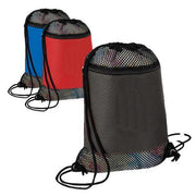 BAGANDTOTE DRAWSTRING Large Nylon Mesh Drawstring Bag
