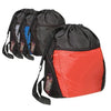 BAGANDTOTE DRAWSTRING Nylon Drawstring Backpack with Front Pocket