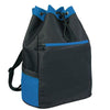 BAGANDTOTE DRAWSTRING ROYAL Deluxe Large Drawstring Bag / Backpack.
