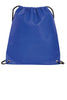 BAGANDTOTE DRAWSTRING ROYAL Polypropylene Non-Woven Cinch Pack / Drawstring Bag