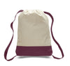 SET OF (( 24 )) TWO TONE CANVAS SPORT BACKPACKS