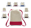 SET OF (( 24 )) TWO TONE CANVAS SPORT BACKPACKS