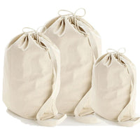 BAGANDTOTE DRAWSTRING Wholesale Heavy Canvas Laundry Bags W/Shoulder Strap