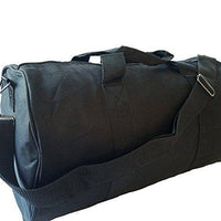 BAGANDTOTE DUFFEL BAG BLACK 20-Inch Round Affordable Duffel Bags