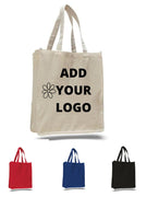 BAGANDTOTE Lunch Boxes & Totes Custom 12 OZ Cotton Canvas Jumbo Tote Bag