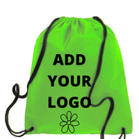 BAGANDTOTE Lunch Boxes & Totes Custom Econo Non-Woven Polypropylene Drawstring Backpack