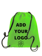 BAGANDTOTE Lunch Boxes & Totes Custom Econo Non-Woven Polypropylene Drawstring Backpack