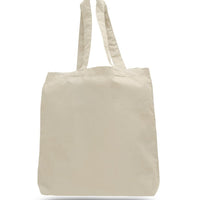 BAGANDTOTE Lunch Boxes & Totes Custom Economical Cotton Tote Bag W/Bottom-Gusset