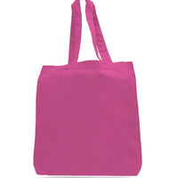 BAGANDTOTE Lunch Boxes & Totes Custom Economical Cotton Tote Bag W/Bottom-Gusset