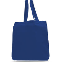 BAGANDTOTE Lunch Boxes & Totes Custom Economical Cotton Tote Bag W/Bottom-Gusset