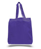 BAGANDTOTE Lunch Boxes & Totes Custom Economical Cotton Tote Bag W/Bottom-Gusset