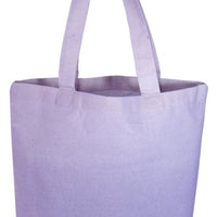 BAGANDTOTE Lunch Boxes & Totes Custom Economical Cotton Tote Bag W/Bottom-Gusset