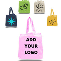 BAGANDTOTE Lunch Boxes & Totes Custom Economical Cotton Tote Bag W/Bottom-Gusset