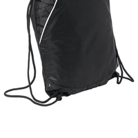 BAGANDTOTE pol BLACK Polyester Diamond Rival Cinch Pack Drawstring