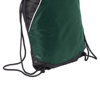 BAGANDTOTE pol FOREST GREEN Polyester Diamond Rival Cinch Pack Drawstring