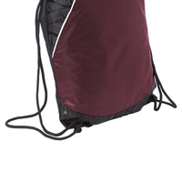 BAGANDTOTE pol MAROON Polyester Diamond Rival Cinch Pack Drawstring