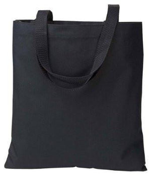 BAGANDTOTE Polyester BLACK Cheap Tote Bags/Polyester Tote Bags