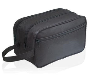 BAGANDTOTE Polyester BLACK Large Double Travel Kit