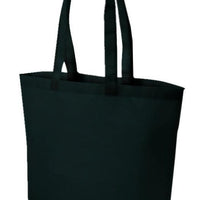 BAGANDTOTE Polyester BLACK Polypropylene Cheap Tote Bag for Grocery