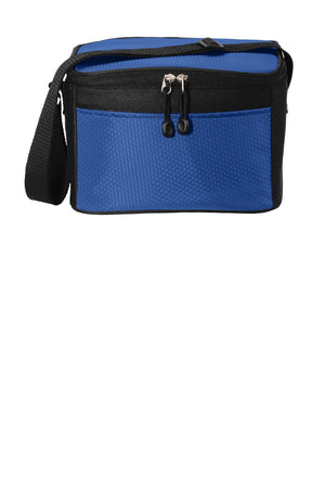 BAGANDTOTE Polyester BLUE 6-Can Cube Cooler Lunch Bag