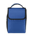 BAGANDTOTE Polyester BLUE Honeycomb Polyester Lunch Bag Cooler