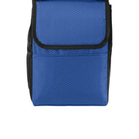 BAGANDTOTE Polyester BLUE Honeycomb Polyester Lunch Bag Cooler