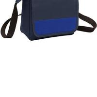 BAGANDTOTE Polyester BLUE Lunch Cooler Messenger