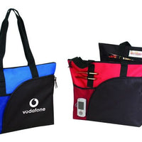 BAGANDTOTE Polyester Custom Deluxe Zippered Tote Bag