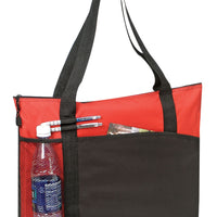 BAGANDTOTE Polyester Custom Poly Tote Bag with Zipper