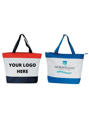 BAGANDTOTE Polyester Custom Poly Tote Bag with Zipper