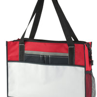 BAGANDTOTE Polyester Custom Poly Zippered Tote Bag