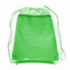 BAGANDTOTE Polyester LIME Polyester Cheap Drawstring Bags with Front Pocket
