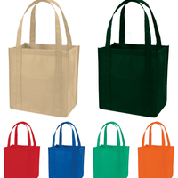 BAGANDTOTE Polyester Non-Woven Polypropylene Grocery Shopping Bag